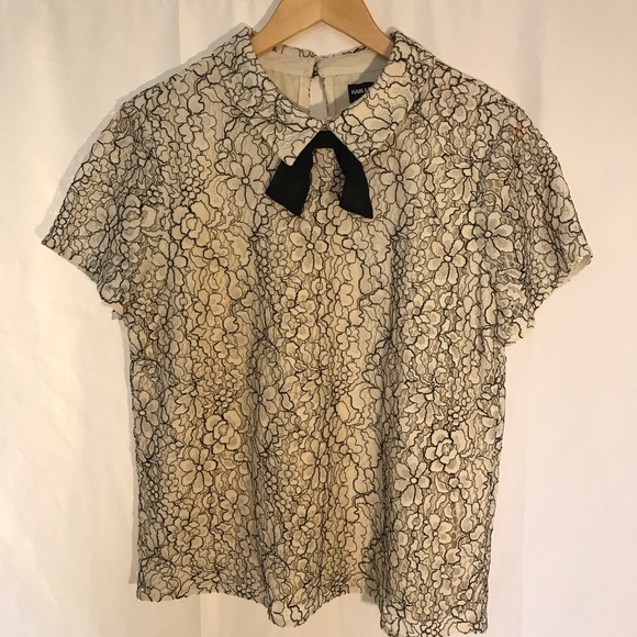 Karl Lagerfeld Tops - Karl Lagerfeld Lace Blouse
